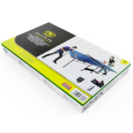 Теннисный стол DFC ATHLETIC, размер по стандарту ITTF 274 x 152, с сеткой, складной