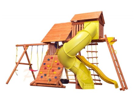 Игровая площадка "Original Castle Turbo" с двумя горками и пентхаусом