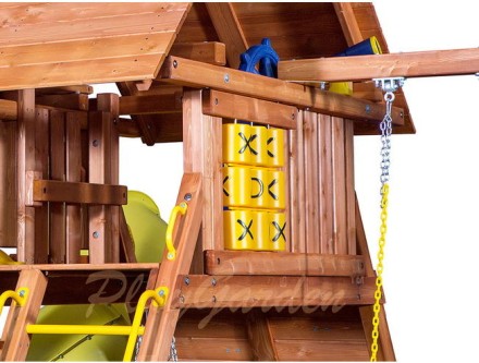 Игровая площадка "Original Castle Turbo" с двумя горками и пентхаусом