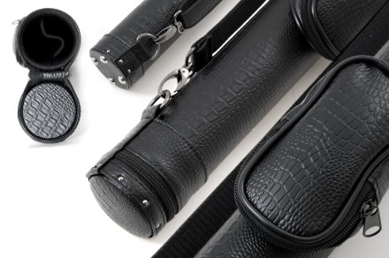 Тубус / пирамида "Action 1/1" (черный/кроко, 93 см, вн.разм 88 см, карман 13 см)