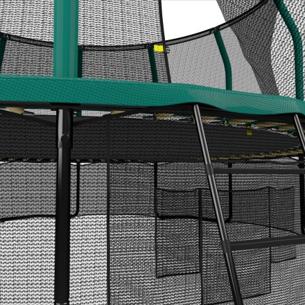 Батут UNIX Line SUPREME GAME 12 ft (Green)