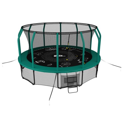 Батут UNIX Line SUPREME GAME 12 ft (Green)