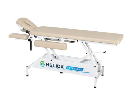 Двухсекционный стационарный массажный стол Гелиокс FM2