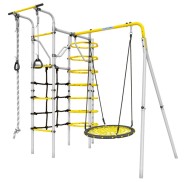 Дачный комплекс "Космос" + ГНЕЗДО качели-гнездо 80 см Romana 103.21.05 (серый/жёлтый) Дачный комплекс "Космос" + ГНЕЗДО качели-гнездо 80 см Romana 103.21.05 (серый/жёлтый)