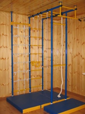 Детский спортивный комплекс Городок Babysport 4-х опорный с сеткой-60см.