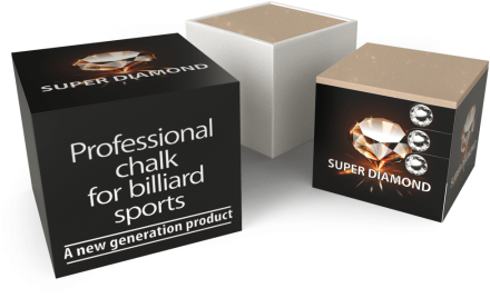 Мел &quot;Super Diamond Grey&quot; (серый) черная коробка