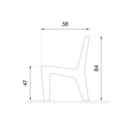 Уличная скамейка со спинкой Джаз 01.016.0