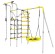 Дачный комплекс "Космос" + ГНЕЗДО качели Romana 103.21.05 (серый/жёлтый) 
