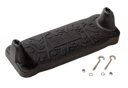 Сиденье для качелей 'curve' под простую цепь, резина TPE, усиленное, цвет черный