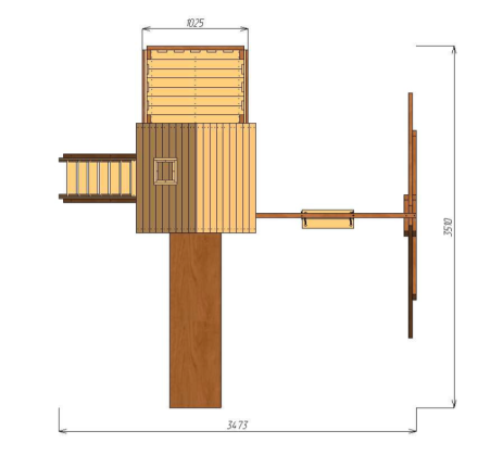 Детский городок Выше Всех Теремок 3