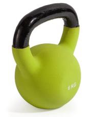 Гиря чугунная неопрен 6 кг (модель: К-5) VictoryFit VF-KN060