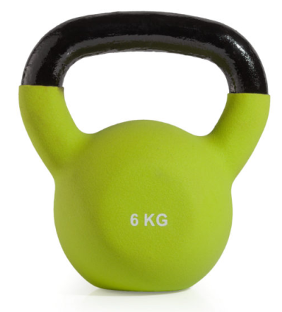 Гиря чугунная неопрен 6 кг (модель: К-5) VictoryFit VF-KN060