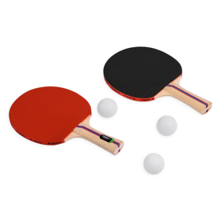 KRAFLA S-H200 Набор для настольного тенниса: ракетка (2шт), мяч (3шт)