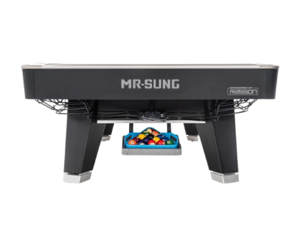 Стол / пул "Rasson Acurra" 9 ф (черный, сланец 25 мм) в комплекте с плитой, аксессуары + сукно Стол / пул "Rasson Acurra" 9 ф (черный, сланец 25 мм) в комплекте с плитой, аксессуары + сукно