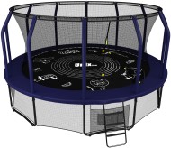 Батут UNIX Line SUPREME GAME 12 ft (blue)
