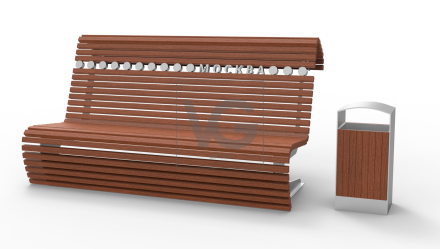 Скамейка Москва Сити 01.071.0