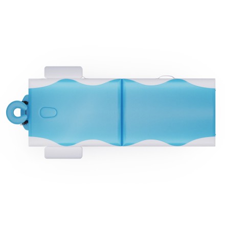 Массажный стол DFC NIRVANA Elegant, 186 x 70 см, толщина 5 см, бело-голубой