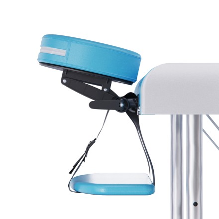 Массажный стол DFC NIRVANA Elegant, 186 x 70 см, толщина 5 см, бело-голубой