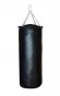 Боксерский мешок РОККИ  натуральная кожа 130 см, диаметр 45 см черный
