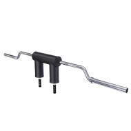 Гриф Хэтфилда для приседаний DFC 230 см, диаметр 50 мм, до 300 кг