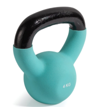 Гиря чугунная неопрен 4 кг (модель: К-5) VictoryFit VF-KN040