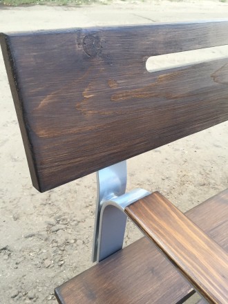 Уличная скамейка со спинкой Адель 01.013.0