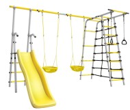 Дачный комплекс "Богатырь Плюс 2" + СЕТКА качели Romana 103.12.06 (серый/жёлтый) 