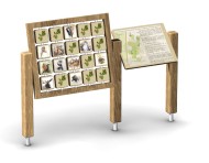 Информационный стенд с поворотными кубиками ИО-77