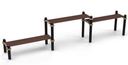 Тройная разноуровневая скамья Тройная разноуровневая скамья