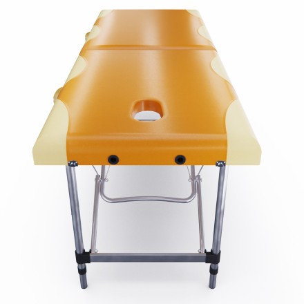 Массажный стол DFC NIRVANA Elegant PREMIUM, цвет оранжево-бежевый