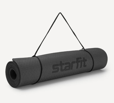 Коврик для йоги и фитнеса STARFIT FM-201 Коврик для йоги и фитнеса STARFIT FM-201