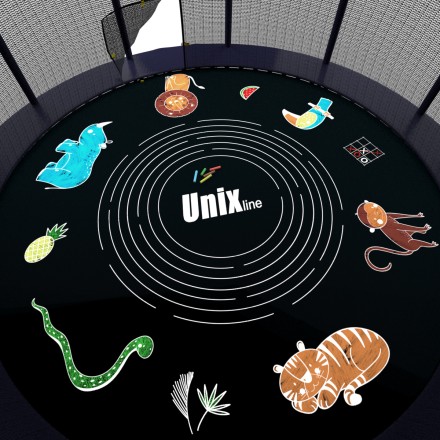 Батут UNIX Line SUPREME GAME 16 ft (Blue)