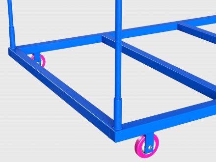 Тележка для перевозки матов