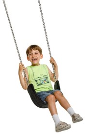 Сиденье для качелей эластичное, резина TPE, усиленное стальным кордом, цвет в ассортименте