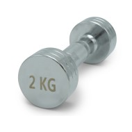 Гантель UNIX Fit PRO круглая хромированная 2 кг / шт. Гантель UNIX Fit PRO круглая хромированная 2 кг / шт.