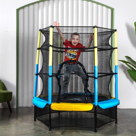 Батут DFC JUMP KIDS 55" желто-синий Батут DFC JUMP KIDS 55" желто-синий