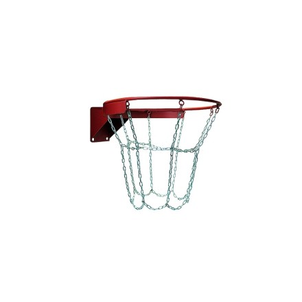 Кольцо баскетбольное антивандальное №7, с сеткой металлической