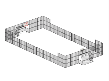 Спортивная площадка «Матч» тип 2