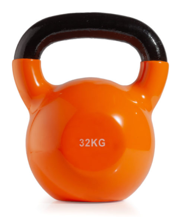 Гиря чугунная винил 32 кг (модель: К-4) VictoryFit VF-KV320