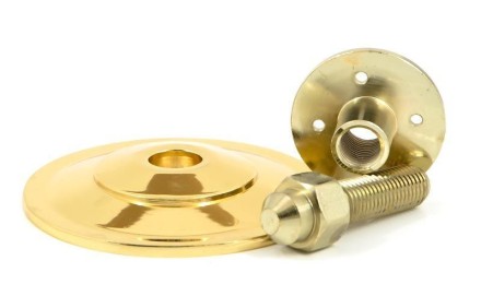 Опора регулируемая / пирамида латунь D14 см