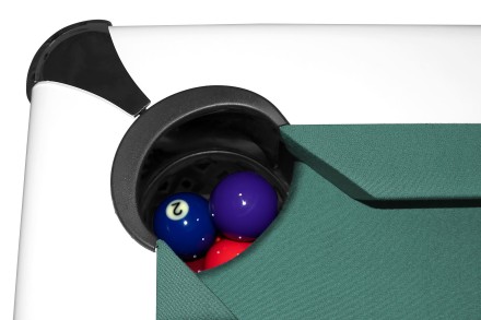 Стол / пул "Dynamic Triumph" 7 ф (матово-белый) в комплекте, аксессуары + сукно