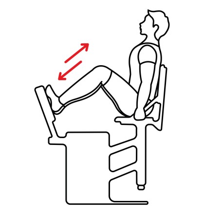 Уличный тренажер 'Жим ногами' УТ-15