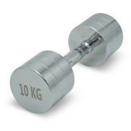 Гантель UNIX Fit PRO круглая хромированная 10 кг / шт. Гантель UNIX Fit PRO круглая хромированная 10 кг / шт.
