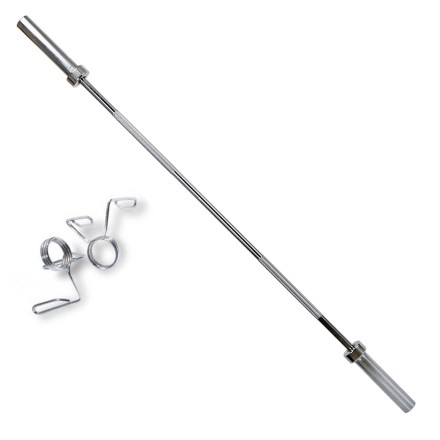 86” Прямой гриф 2200 мм / диаметр 50 мм/ со стальными втулками, хват 29 мм, замки в комплекте