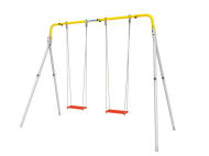 Качели двойные Romana Фанерные (серый/желтый, серый)