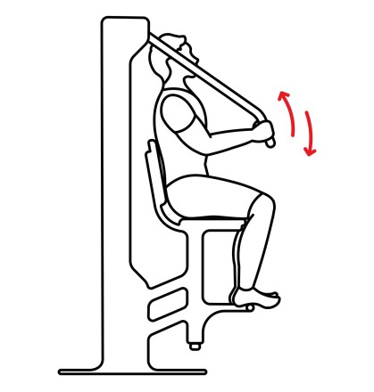 Уличный тренажёр 'Жим от груди' УТ-16