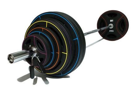 Штанга олимпийская 180 кг (диски-TPU)