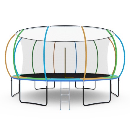 Батут с сеткой DFC A.KOU KIDS 16ft с лестницей (2 короба)