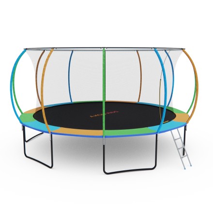 Батут с сеткой DFC A.KOU KIDS 16ft с лестницей (2 короба)