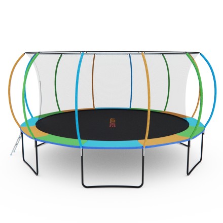 Батут с сеткой DFC A.KOU KIDS 16ft с лестницей (2 короба)